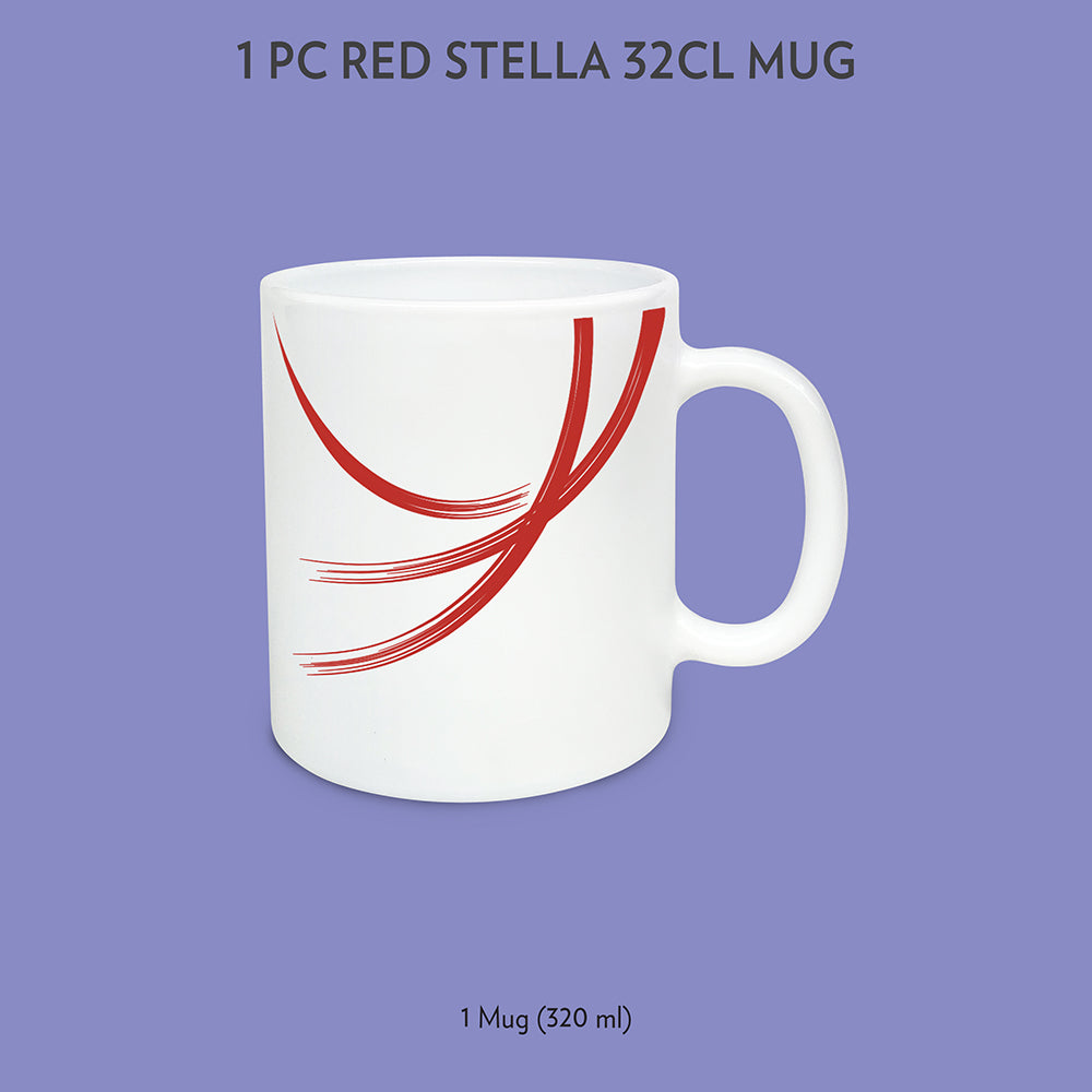 My Borosil Opalware Coffee Mugs & Travel Mugs 1 x 320 ml Red Stella Mug