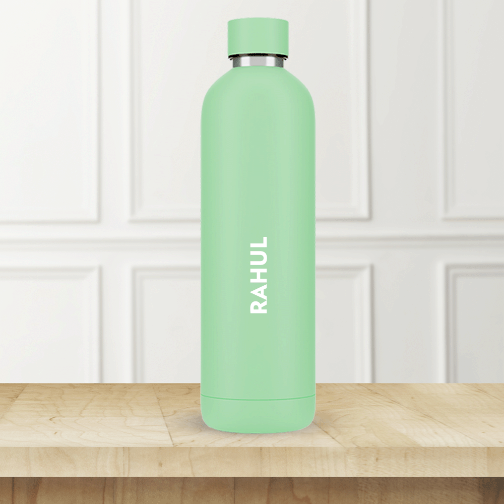 Borosil Pacific Insulated Bottle, Light Green, 700 ml - Personalise