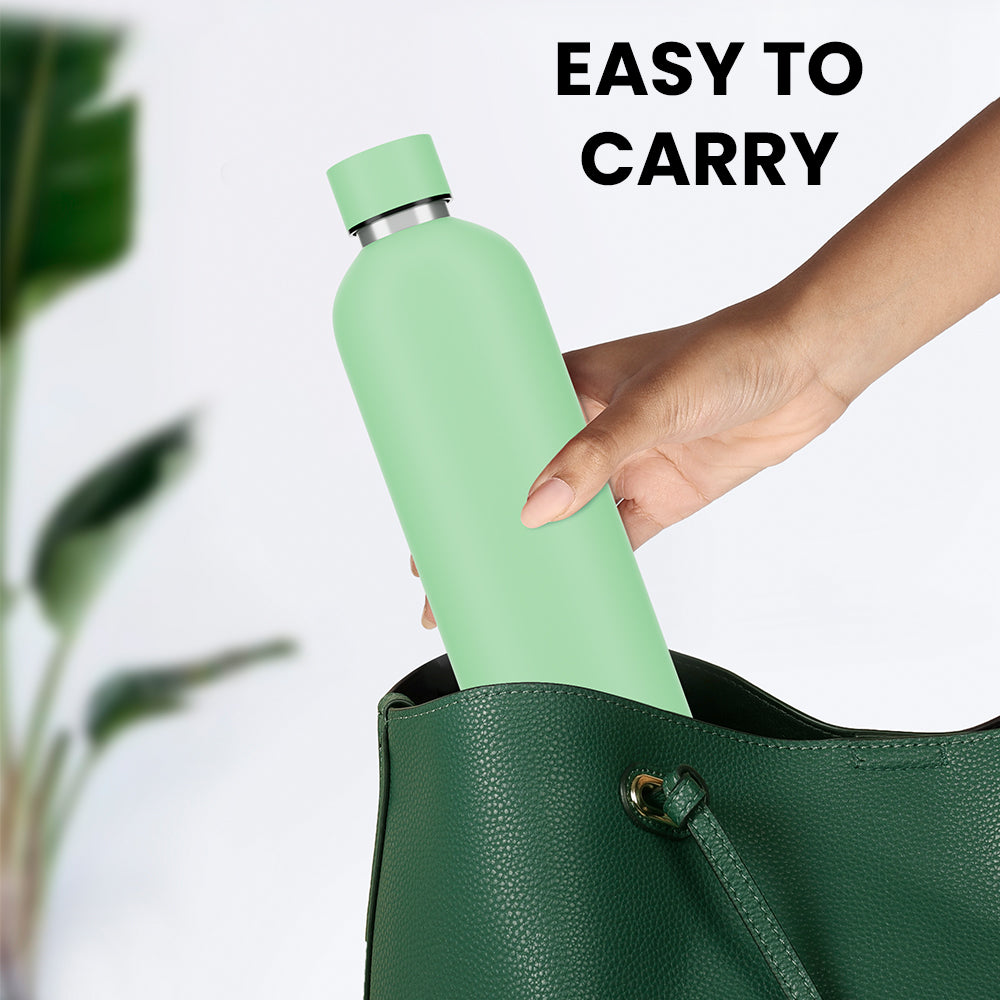 Borosil Pacific Insulated Bottle, Light Green, 700 ml