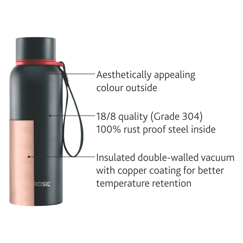 Borosil Trek Black Personalise