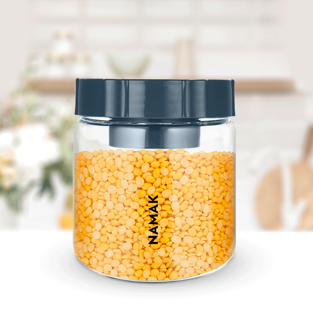Borosil EasyScoop Endura Airtight Glass Jar, Personalise