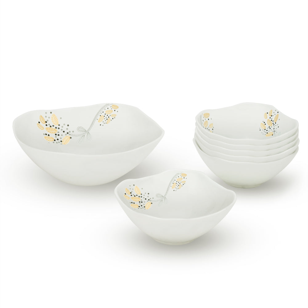 Larah by Borosil Caramel Pudding Set