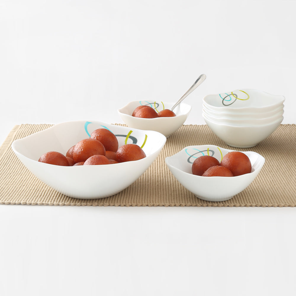 Larah by Borosil Jolly Pudding Set