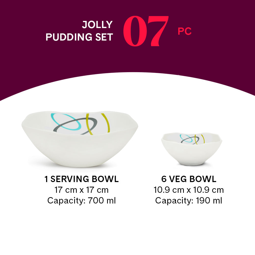 Larah by Borosil Jolly Pudding Set