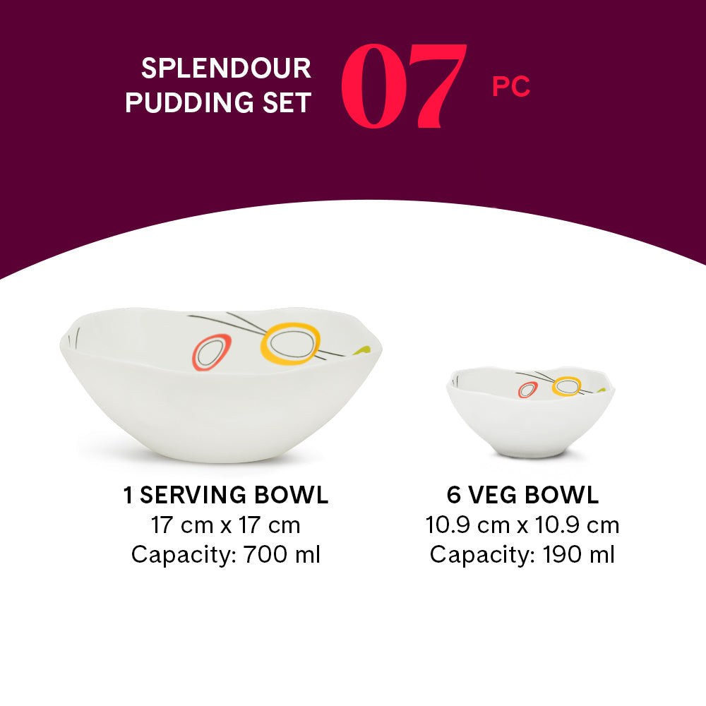 Larah by Borosil Splendour Pudding Set