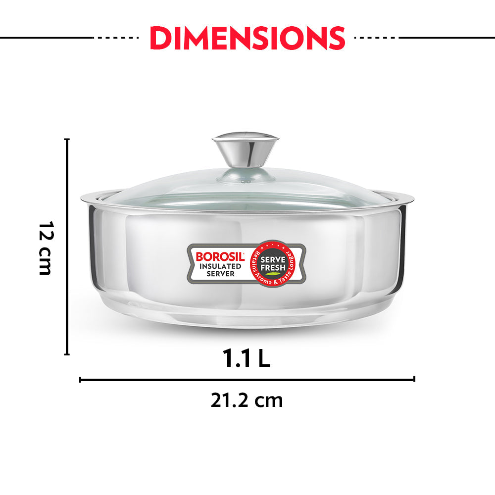 Borosil Servefresh Roti Server