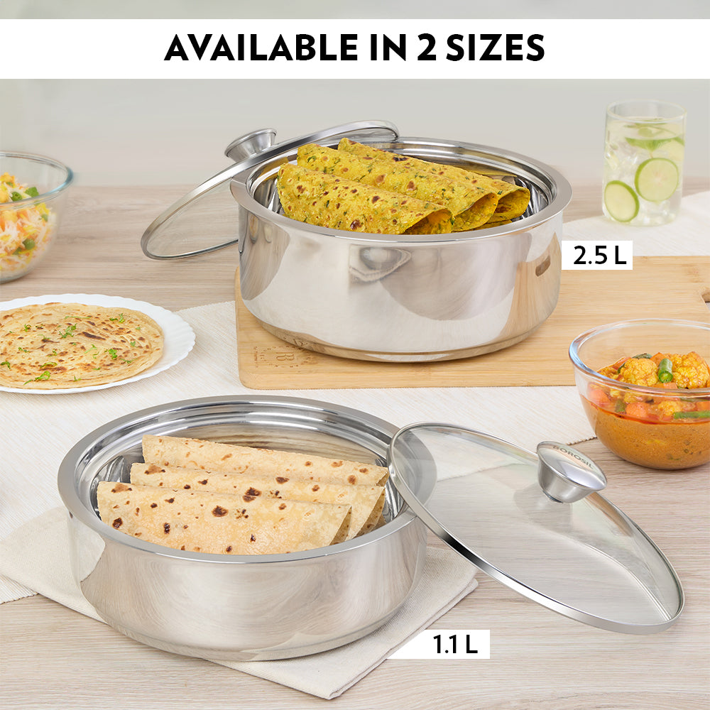 Borosil Servefresh Roti Server