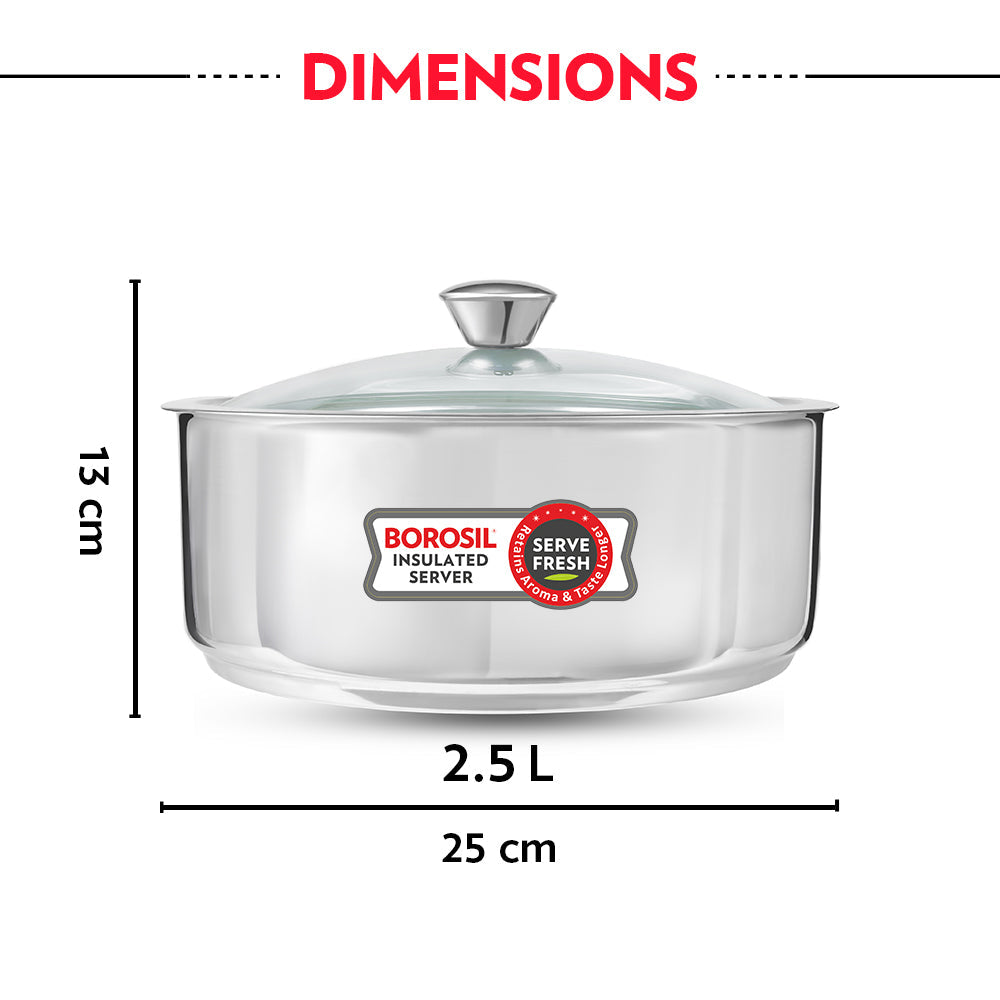 Borosil Servefresh Roti Server