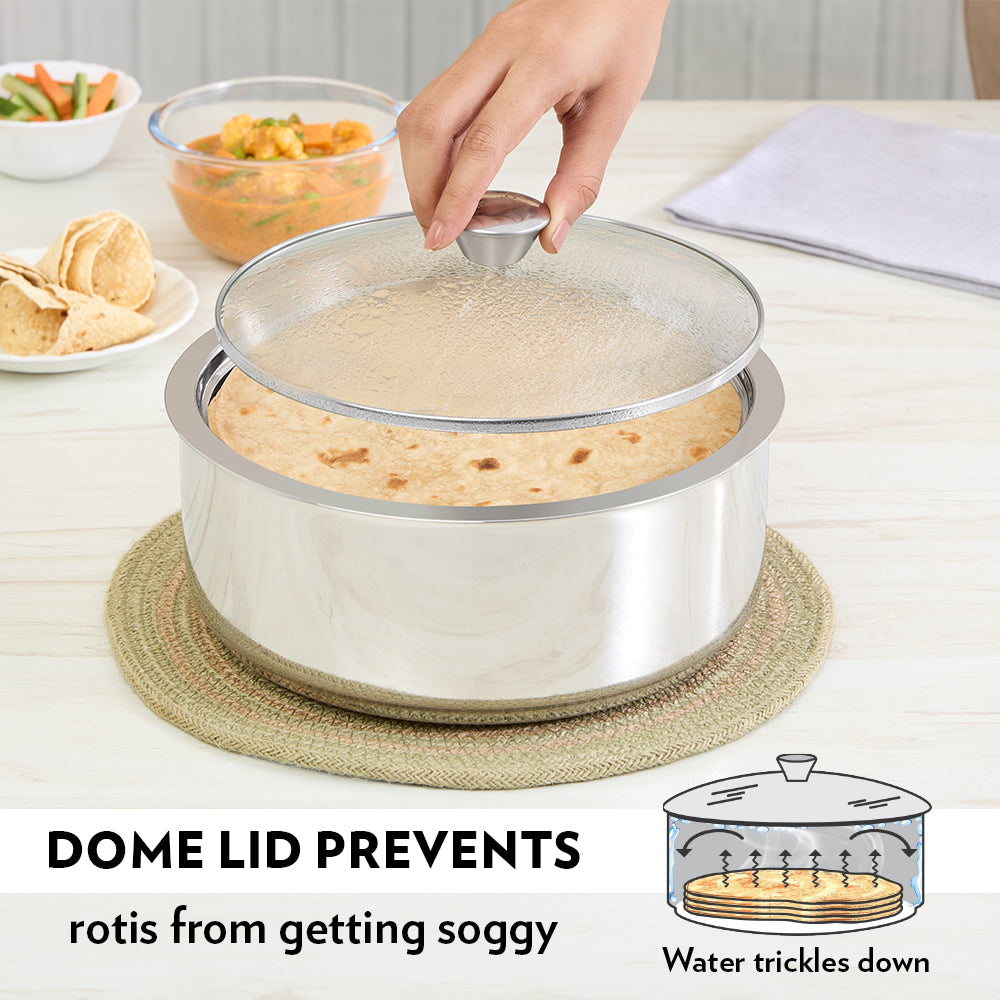 Borosil Servefresh Roti Server