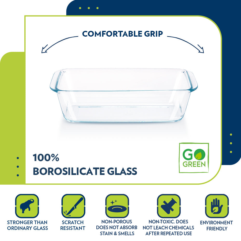 My Borosil Baking Dishes 1.2 L Loaf Baking Dish