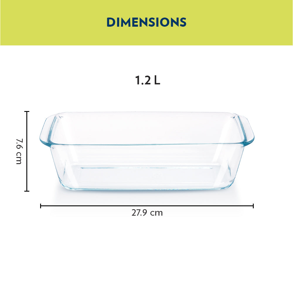 My Borosil Baking Dishes 1.2 L Loaf Baking Dish