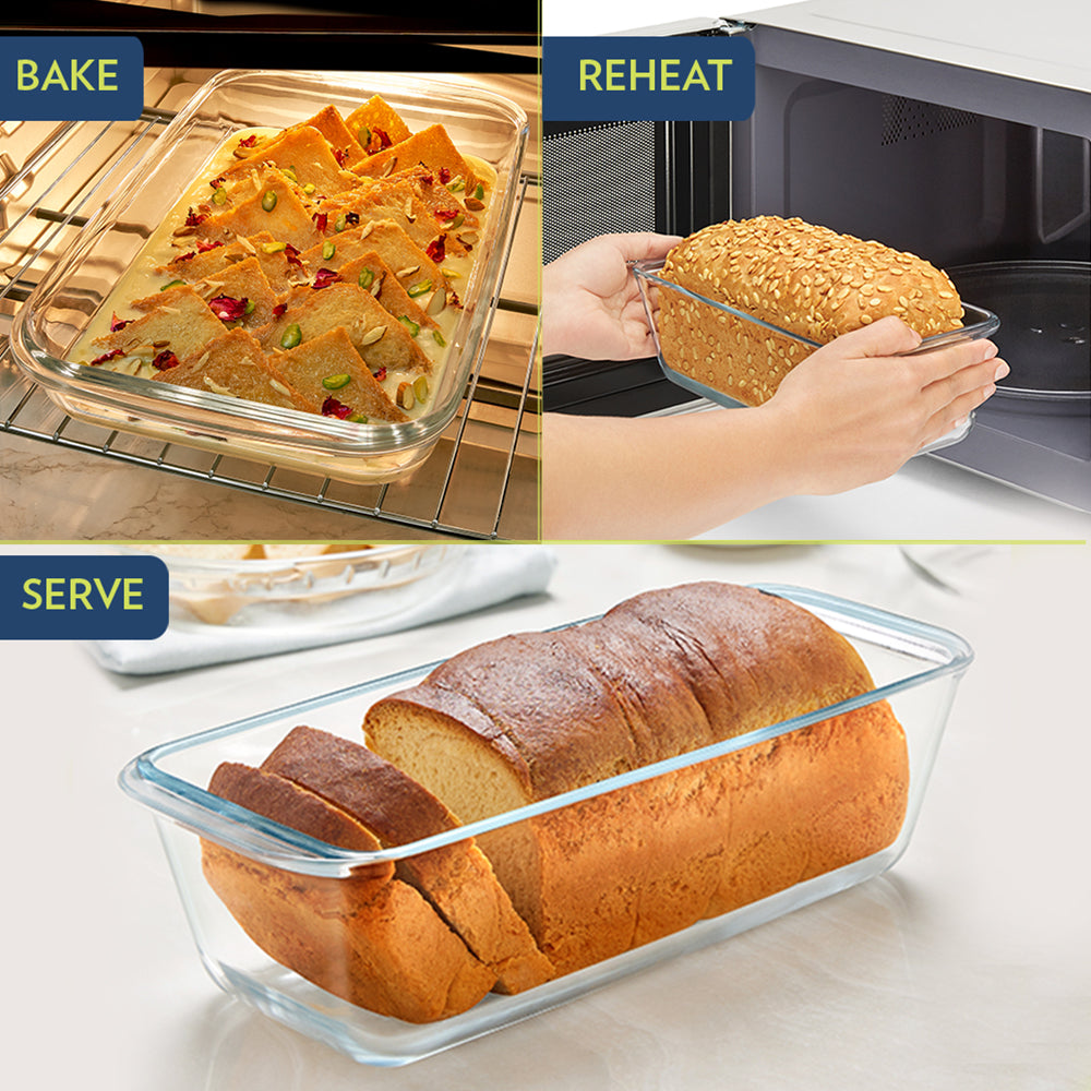 My Borosil Baking Dishes 1.2 L Loaf Baking Dish