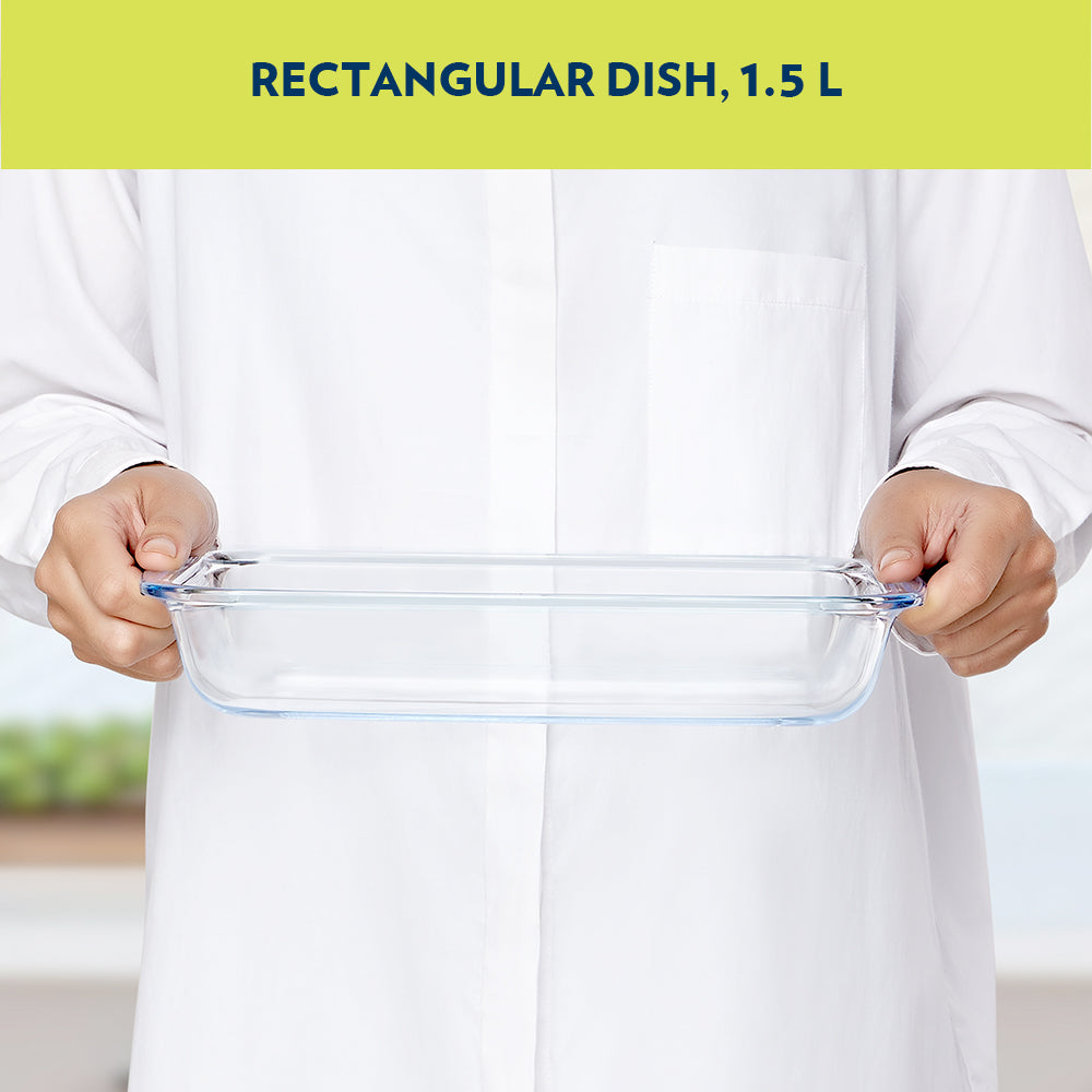 My Borosil Baking Dishes 1.5 L Rectangular Baking Dish