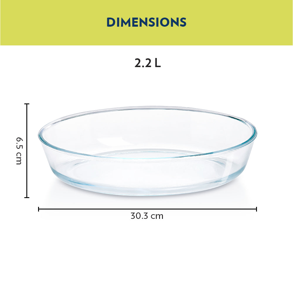 My Borosil Baking Dishes Oval Baking Dish