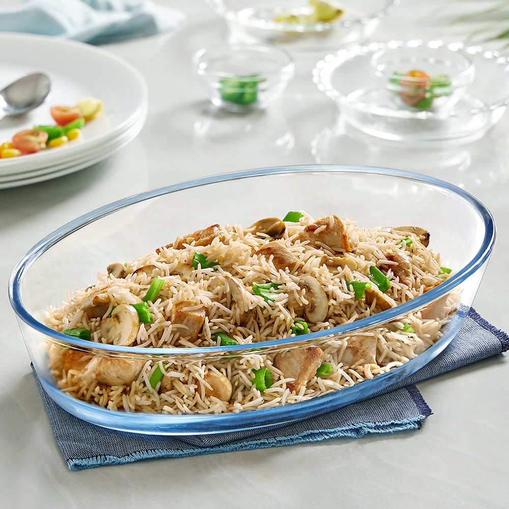 My Borosil Baking Dishes Oval Baking Dish