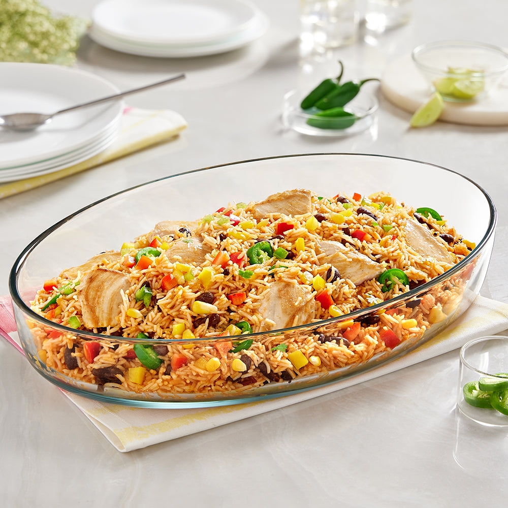 My Borosil Baking Dishes Oval Baking Dish
