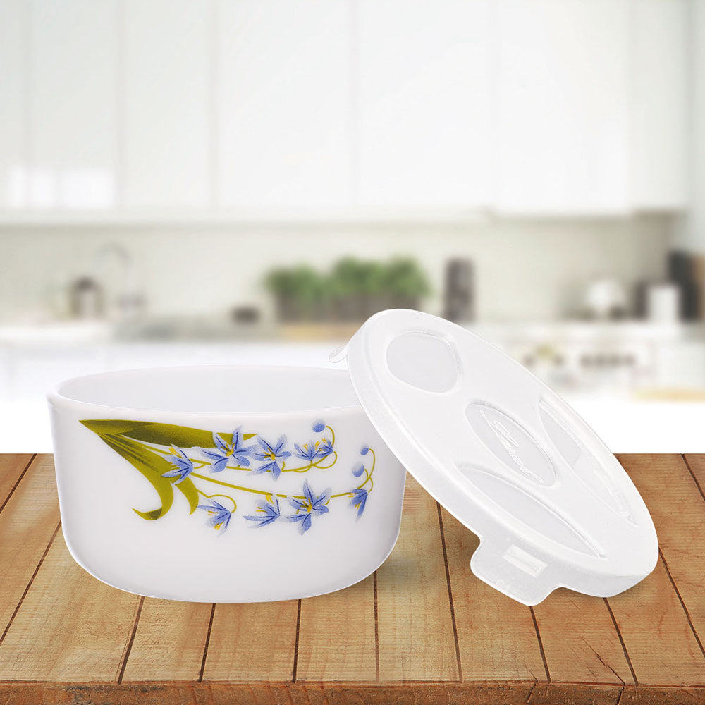 My Borosil Opalware Bowls & Katoris 6 pc Set Lavender Katori w Lid