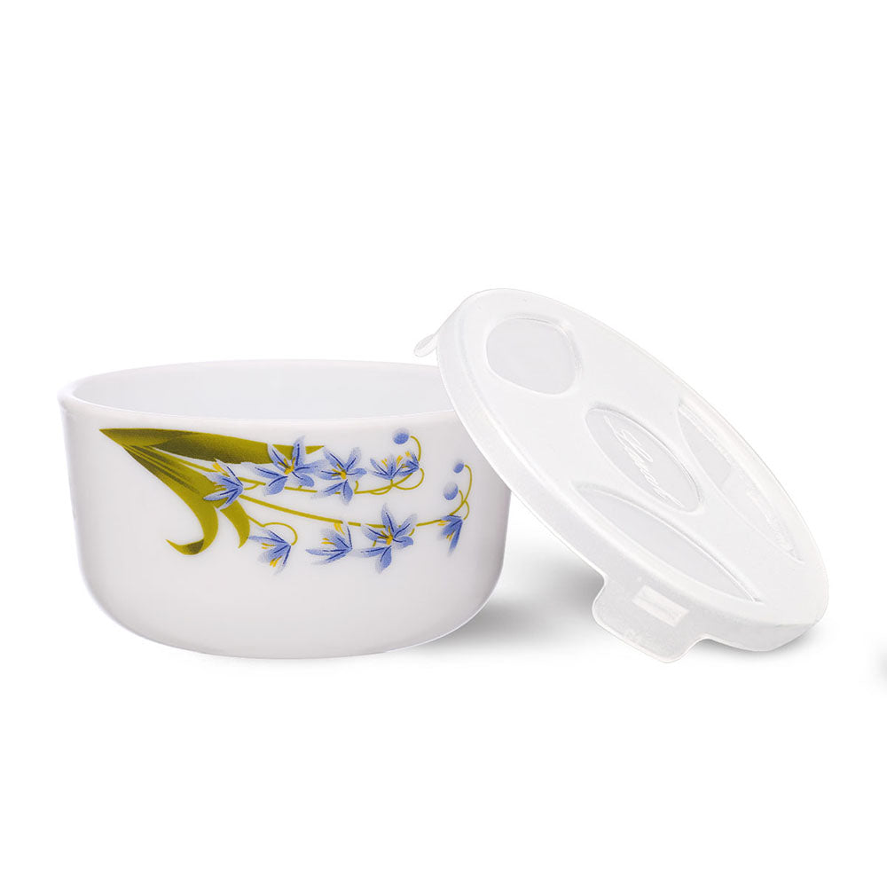 My Borosil Opalware Bowls & Katoris 6 pc Set Lavender Katori w Lid