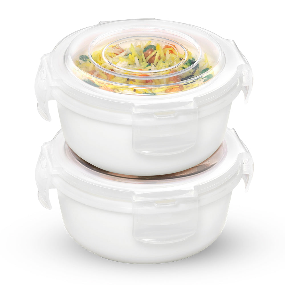 My Borosil Klip n Store Larah By Borosil White Klip N Store
