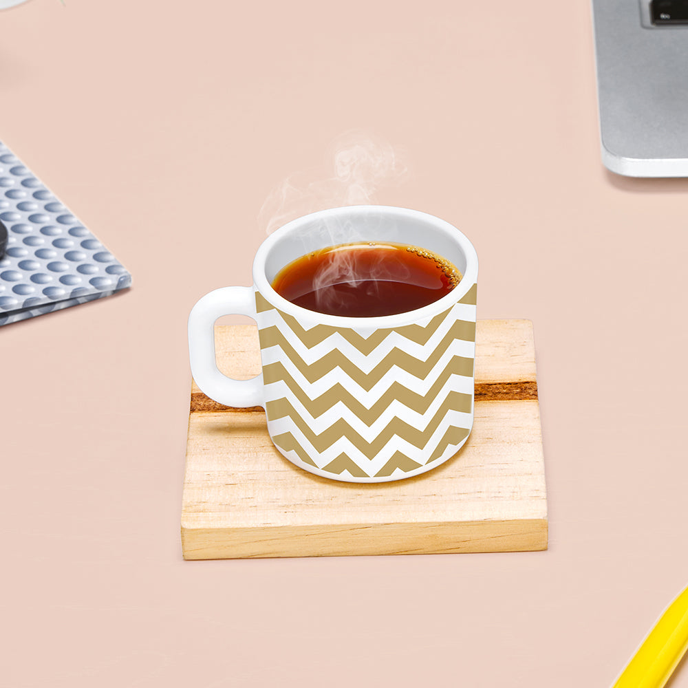 My Borosil Opalware Coffee Mugs & Travel Mugs Gold Waves Mug Set