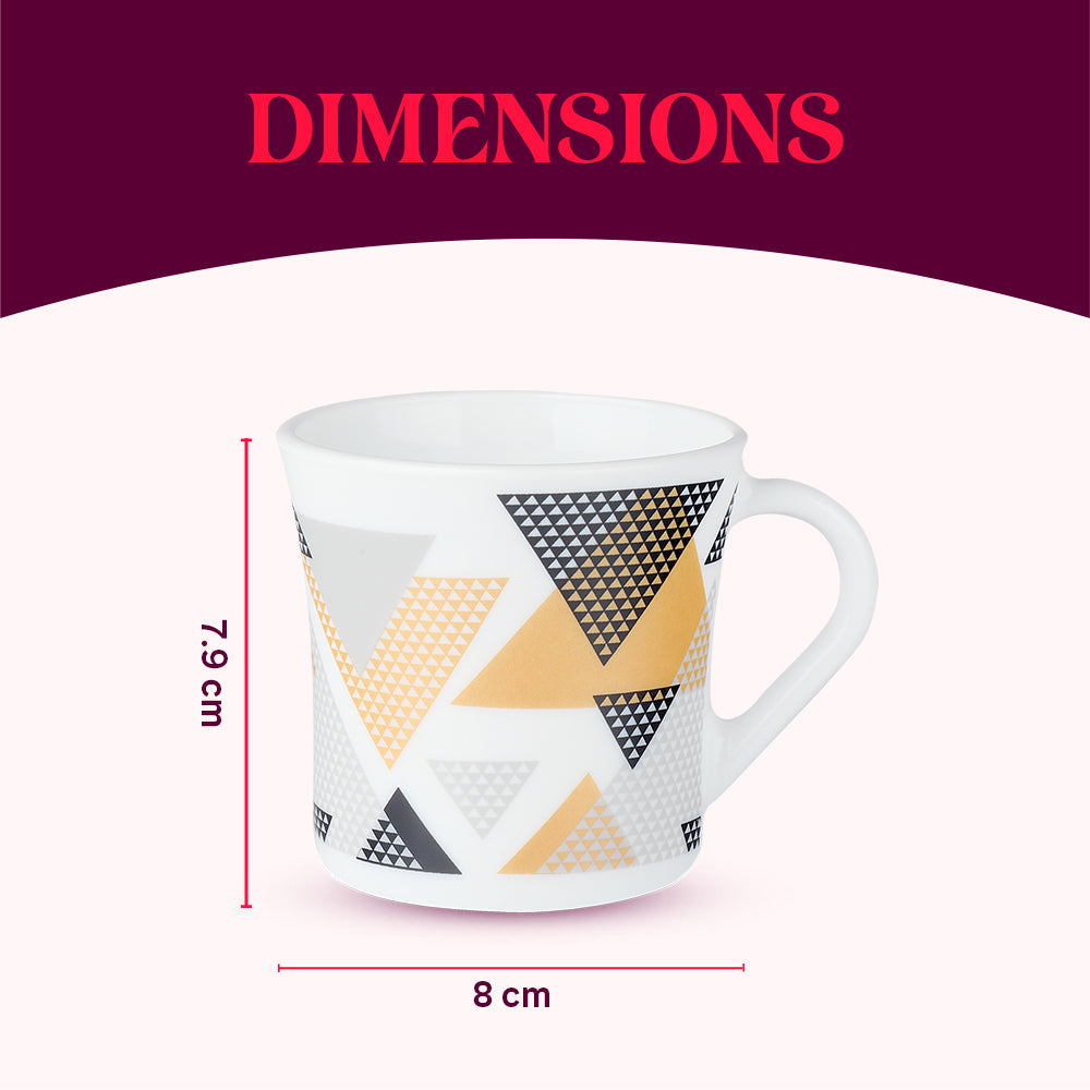 My Borosil Opalware Coffee Mugs & Travel Mugs Larah by Borosil Crysta Nivaah Mug Set