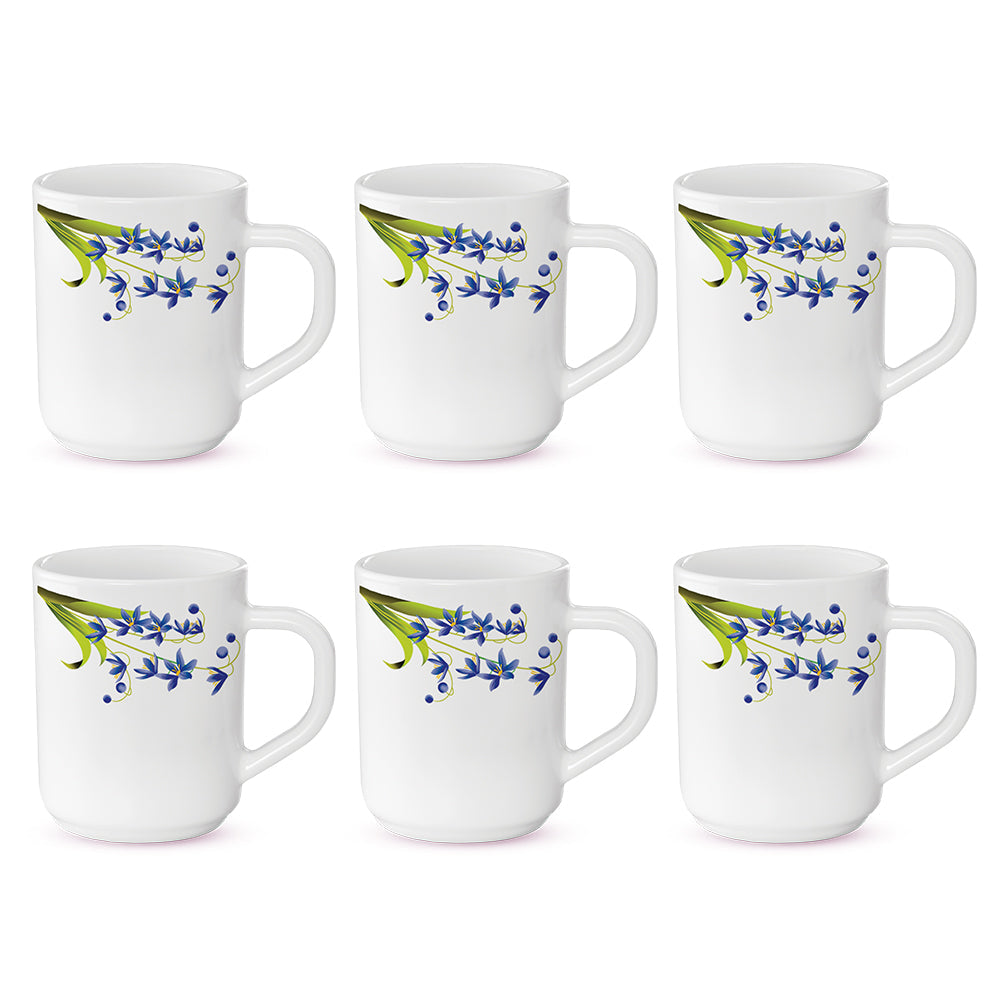 My Borosil Opalware Coffee Mugs & Travel Mugs Larah by Borosil Lavender Mug Set