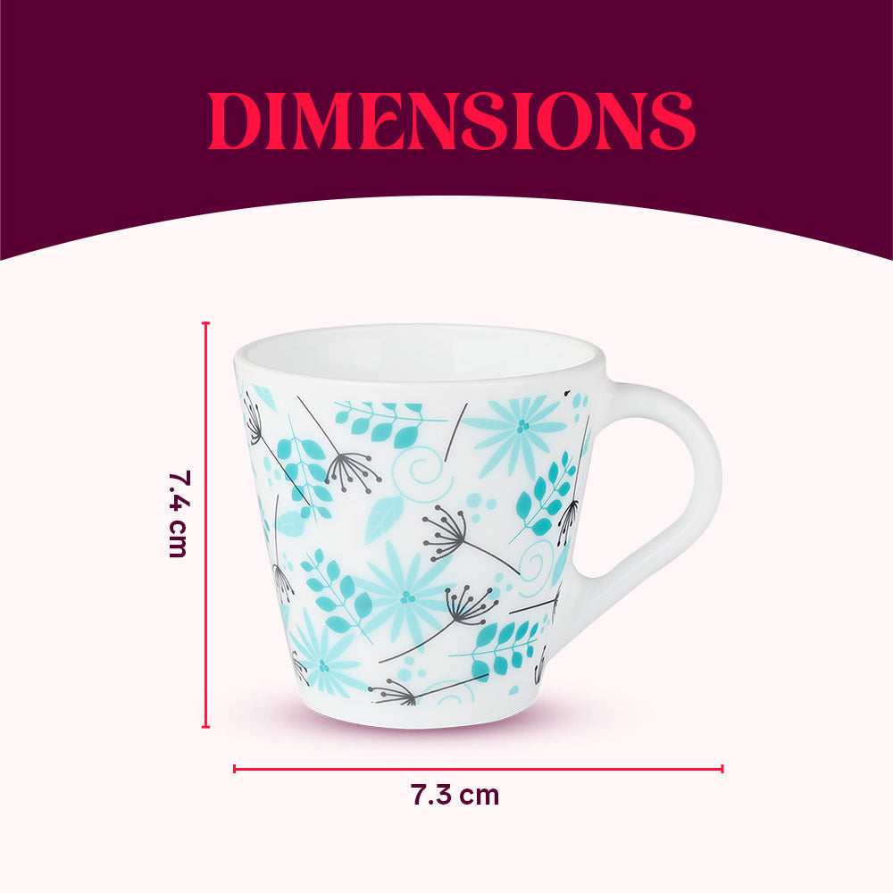 My Borosil Opalware Coffee Mugs & Travel Mugs Larah by Borosil Novelty Stardust Mug Set