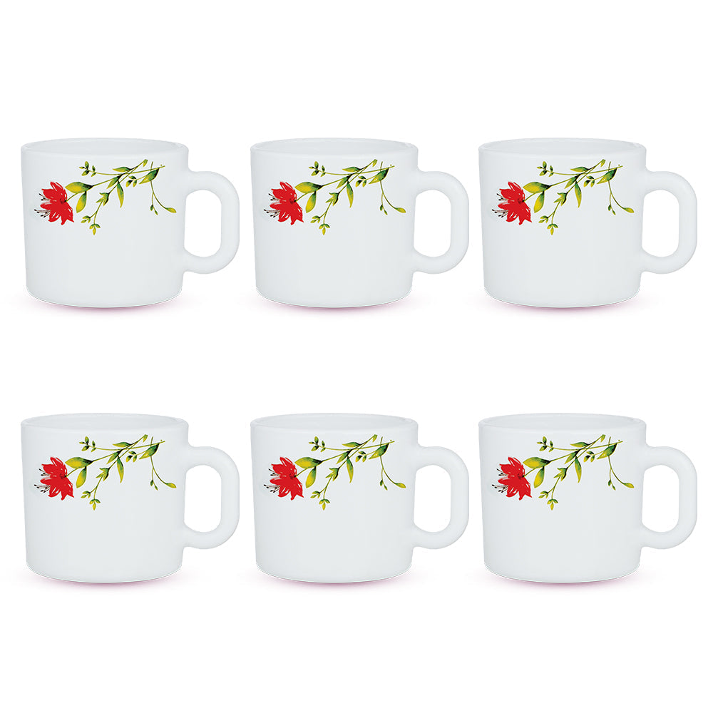 My Borosil Opalware Coffee Mugs & Travel Mugs Larah by Borosil Oriental Mug Set