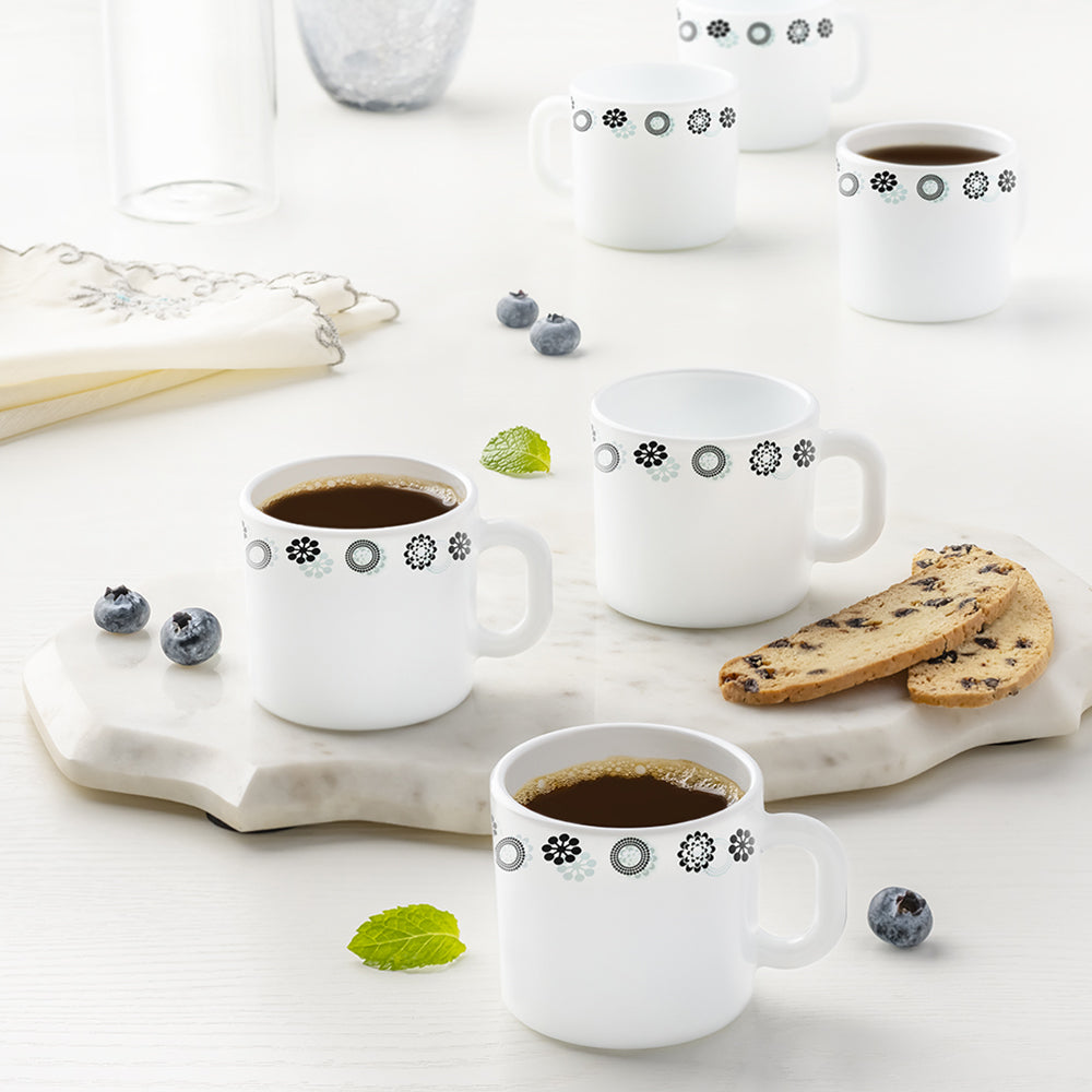 My Borosil Opalware Coffee Mugs & Travel Mugs Larah by Borosil Universe Mug Set