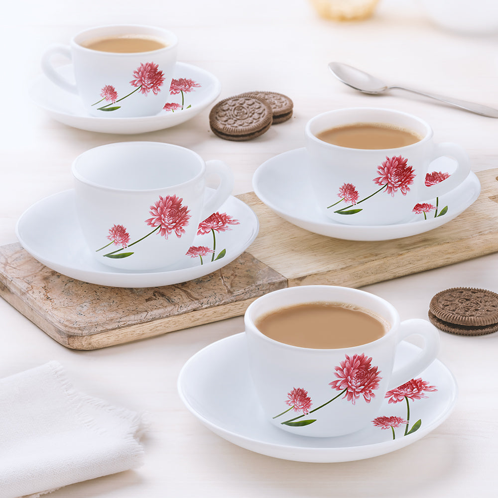 My Borosil Opalware Tea Cups & Tea Sets Belle Cup n Saucers Set