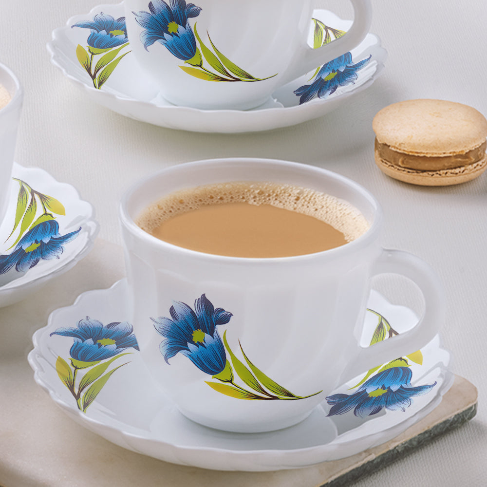 My Borosil Opalware Tea Cups & Tea Sets Nina Cup n Saucer Set