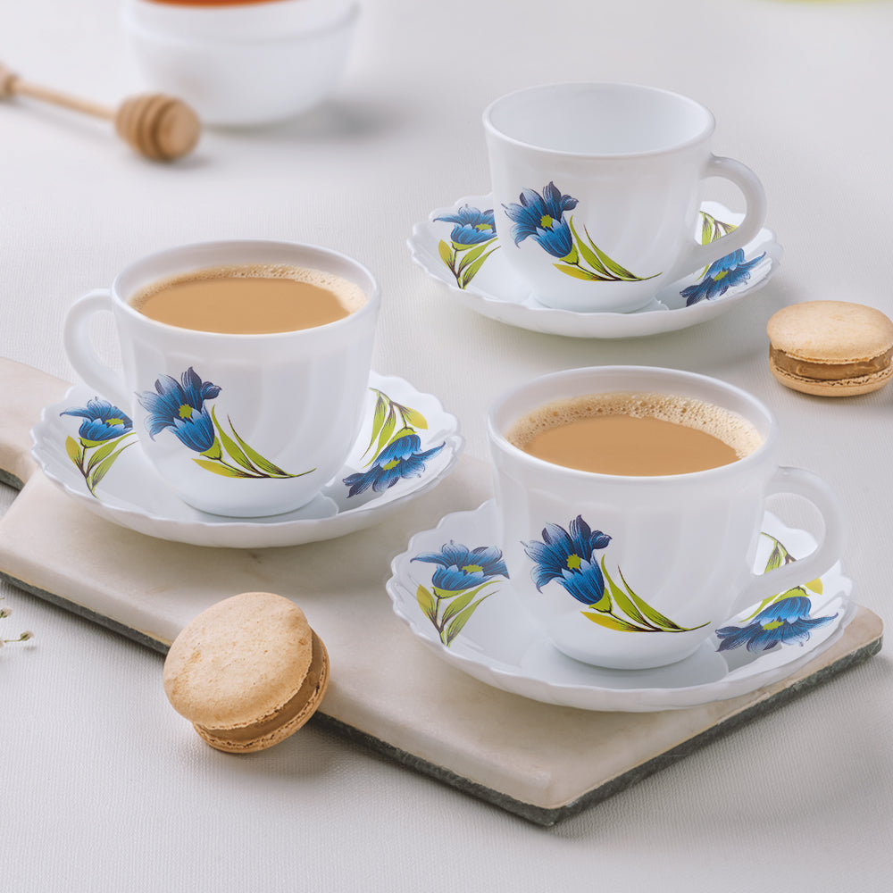 My Borosil Opalware Tea Cups & Tea Sets Nina Cup n Saucer Set