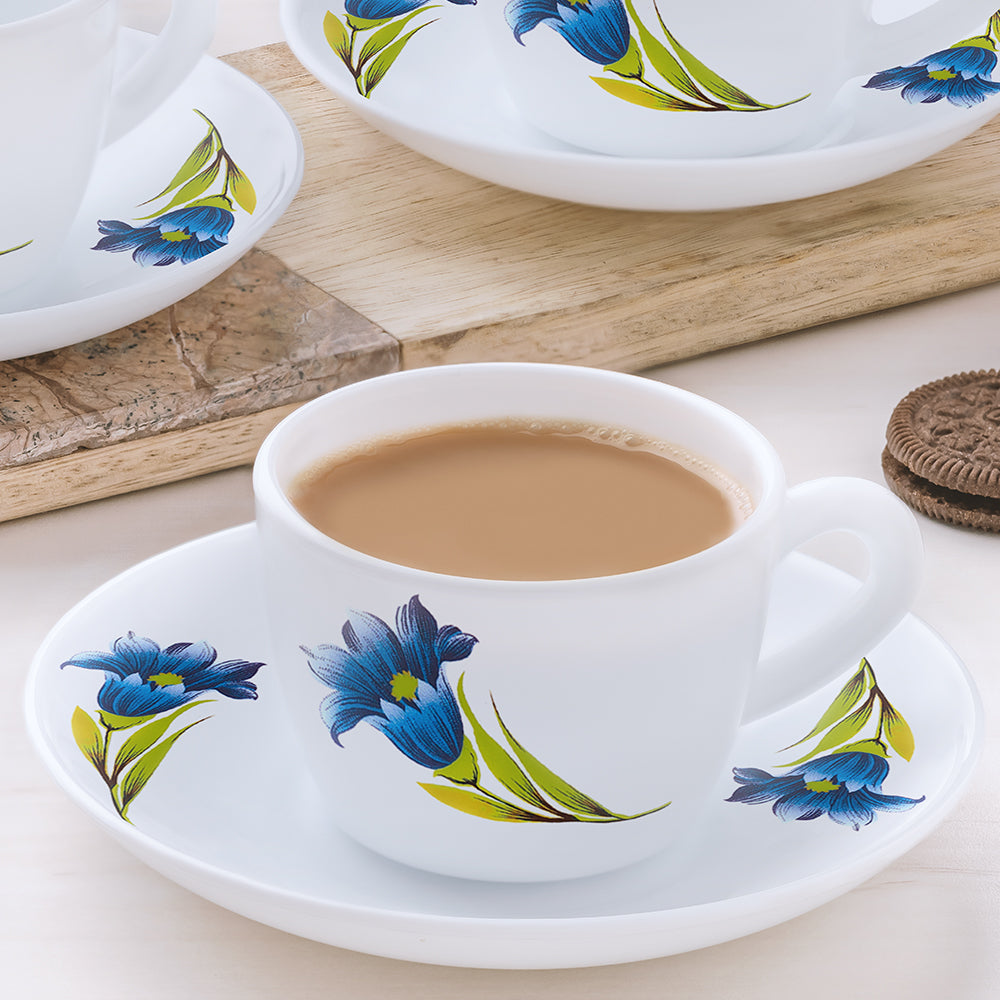 My Borosil Opalware Tea Cups & Tea Sets Nina Cup n Saucers Set