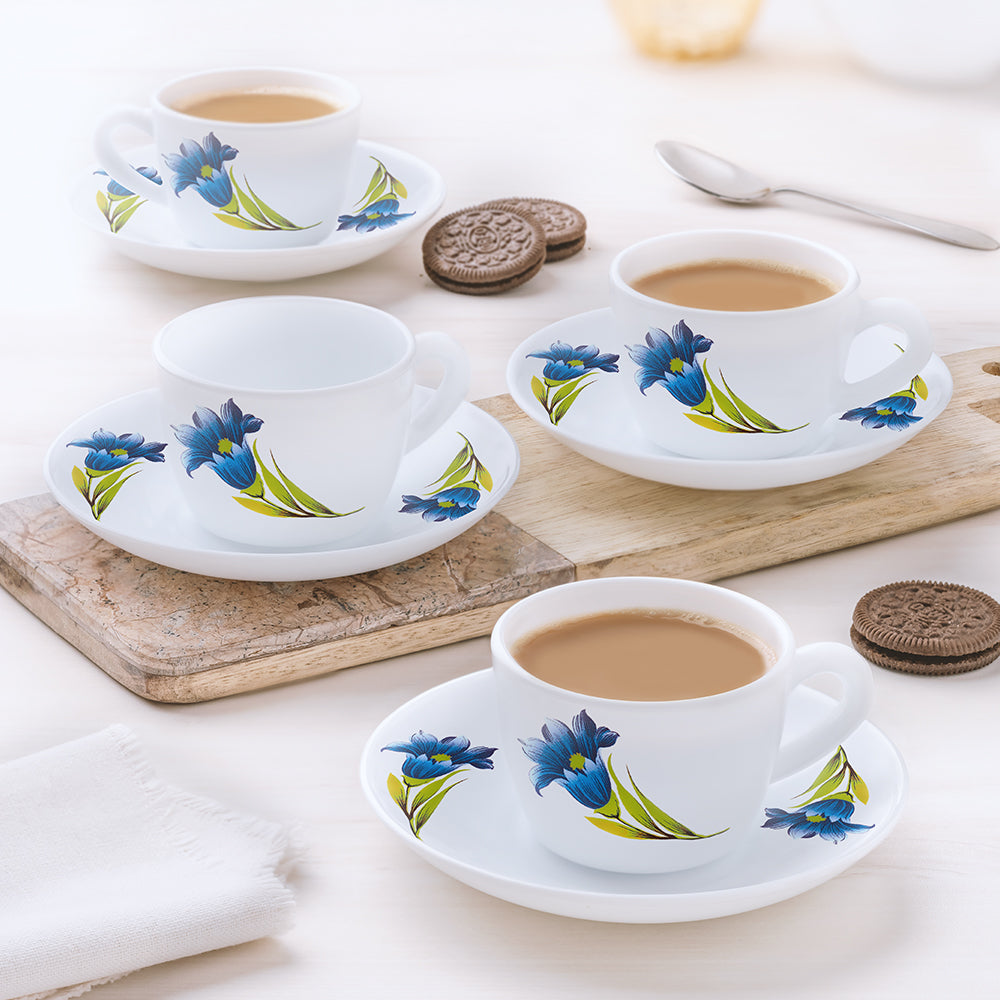 My Borosil Opalware Tea Cups & Tea Sets Nina Cup n Saucers Set