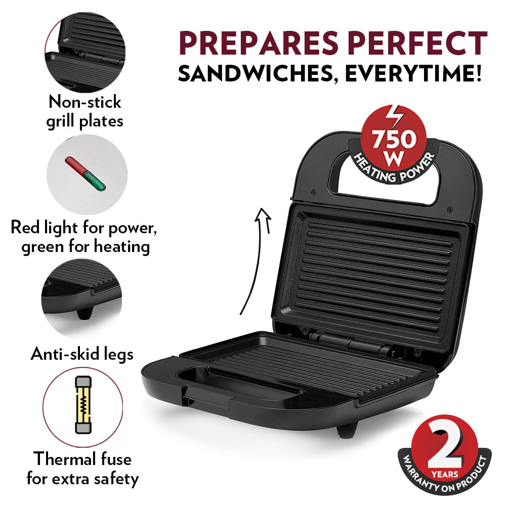 My Borosil Sandwich & Waffle Makers Novus Grill Sandwich Maker