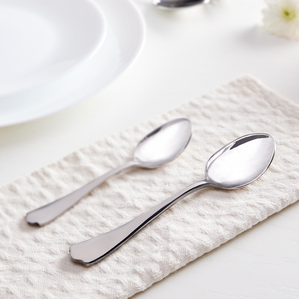 My Borosil Stainless Steel Cutlery Set of 6 - 16 cm Eva Dessert Spoon, Set of 6
