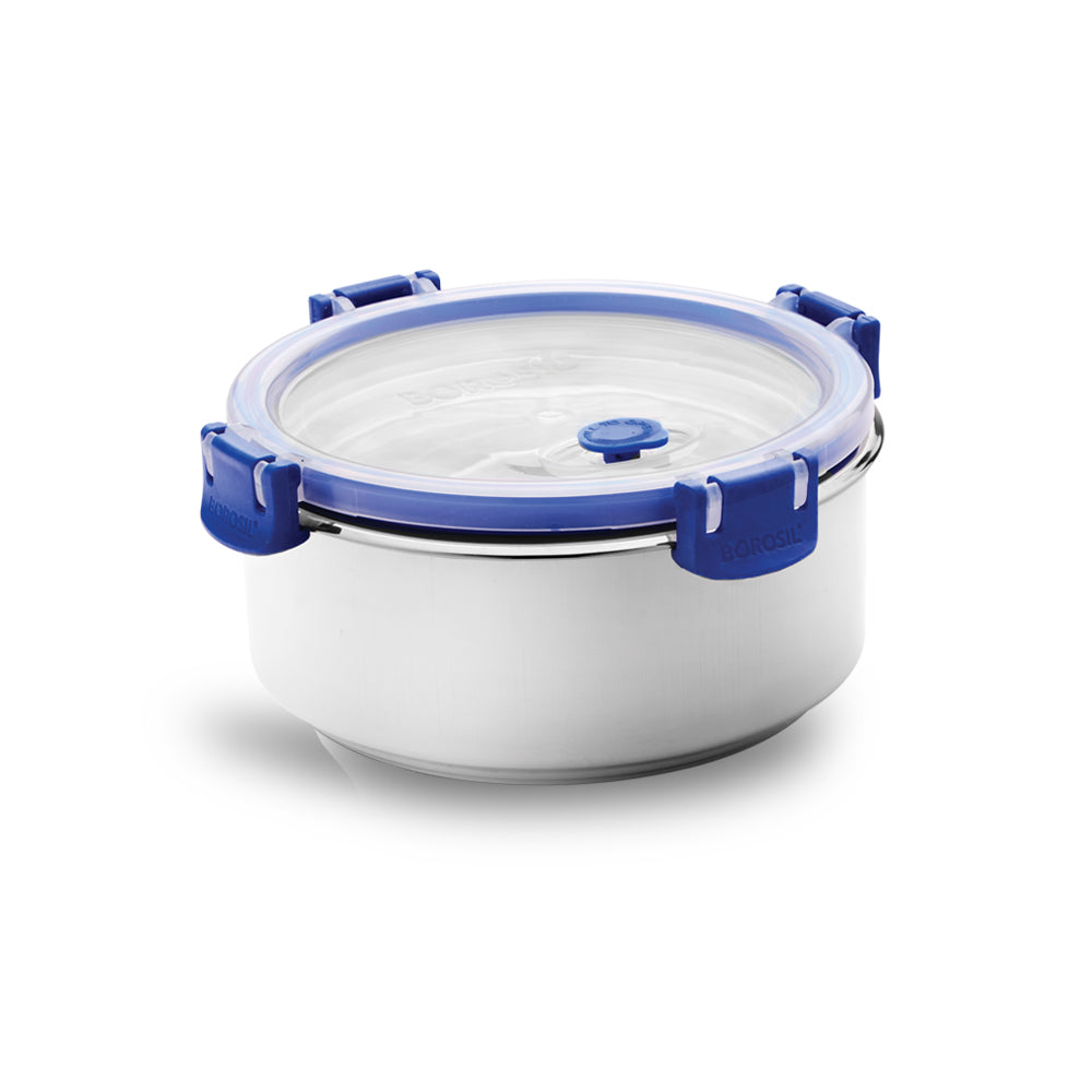 My Borosil Stainless Steel Lunchboxes 525 ml Borosil Carryfresh Lunchbox, Single
