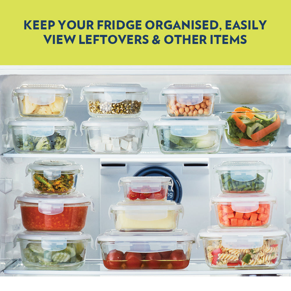 My Borosil Storage Containers Klip n Store Rectangular Glass Container