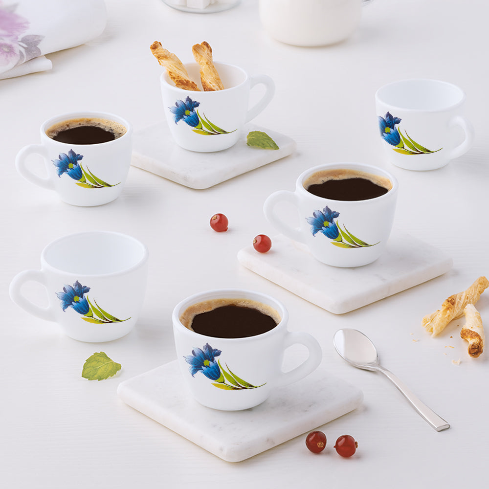 My Borosil Tea Cups & Tea Sets 140 ml x 6 Nina Cup Set