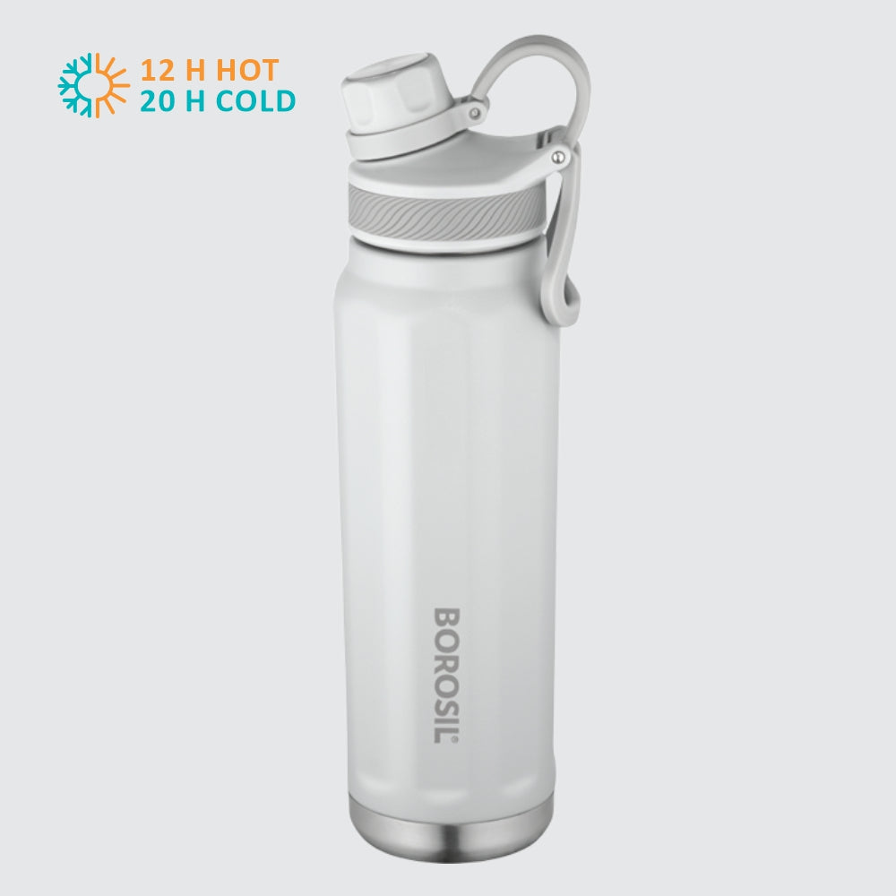 My Borosil Stainless Steel Bottles 710 ml SportSip Slate Gray