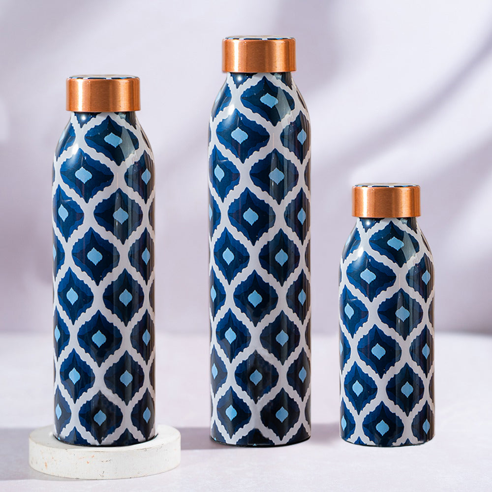 My Borosil Copper Water Bottles Aztec Copper Bottle