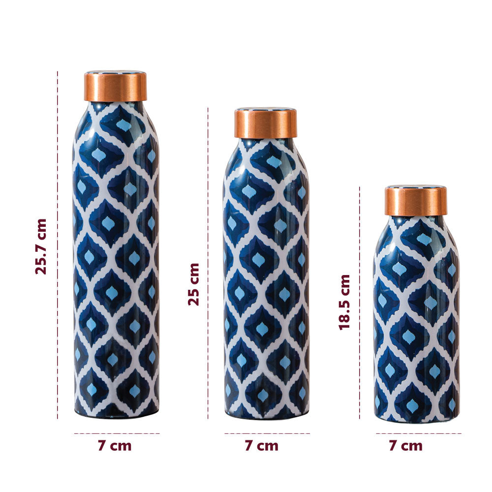 My Borosil Copper Water Bottles Aztec Copper Bottle