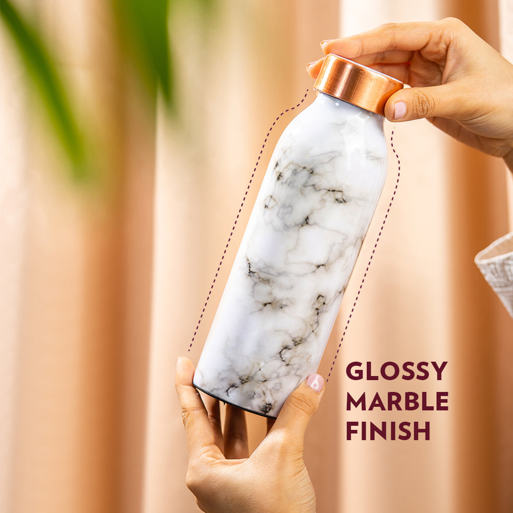 My Borosil Copper Water Bottles Marble Copper Bottle
