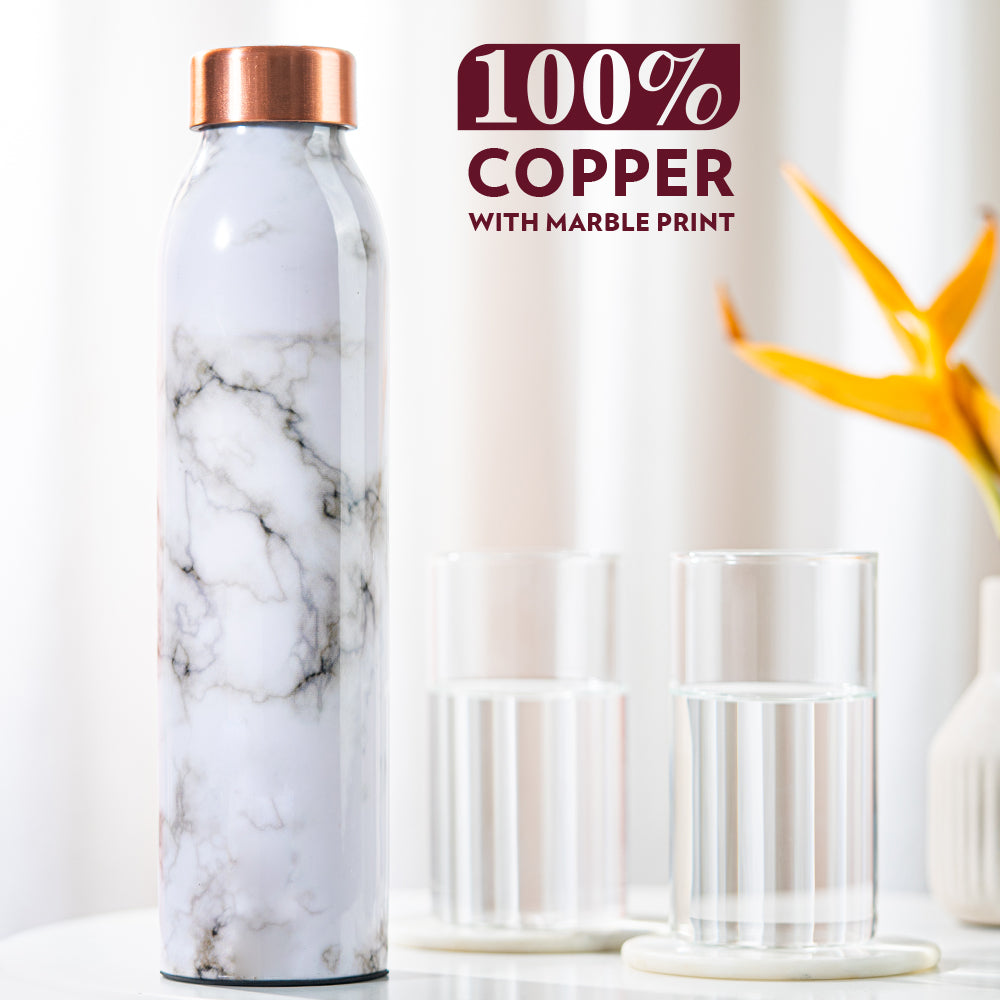 My Borosil Copper Water Bottles Marble Copper Bottle
