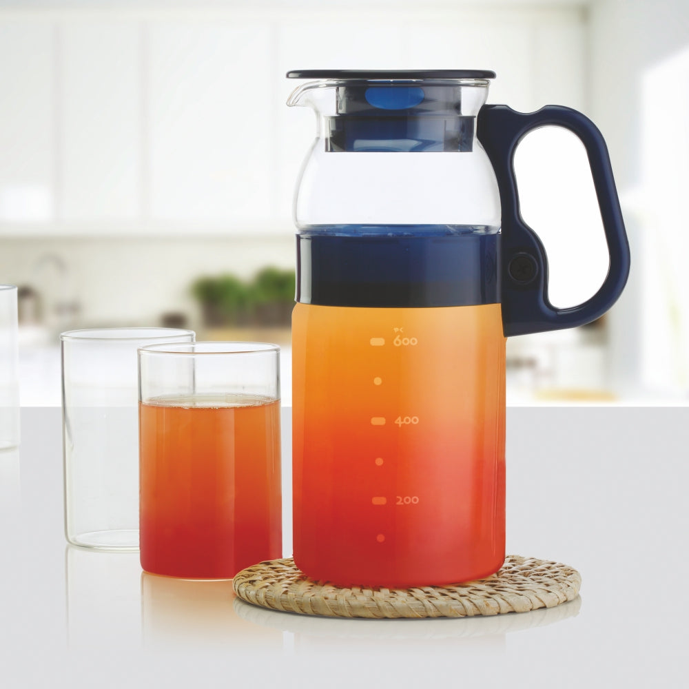 My Borosil Water & Juice Jugs 800 ml jug + 4 glasses Aqua Set with 800 ml Jug