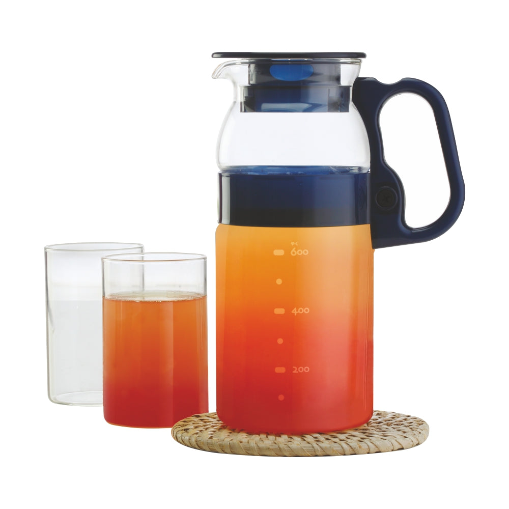 My Borosil Water & Juice Jugs 800 ml jug + 4 glasses Aqua Set with 800 ml Jug